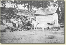 Water Wheel at Crawfish Springs described by James Holmes in 1897.