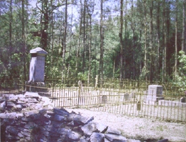 The Davis Cemetery in 1986 (thanks to Vera Coulter)