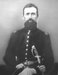 Martin Davis in Indian Removal-era Uniform.